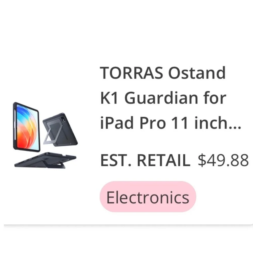 Torras iPad Pro 11 inch Case 2024 2025 Multi-Angle Kickstand Black M2NH25 NEW